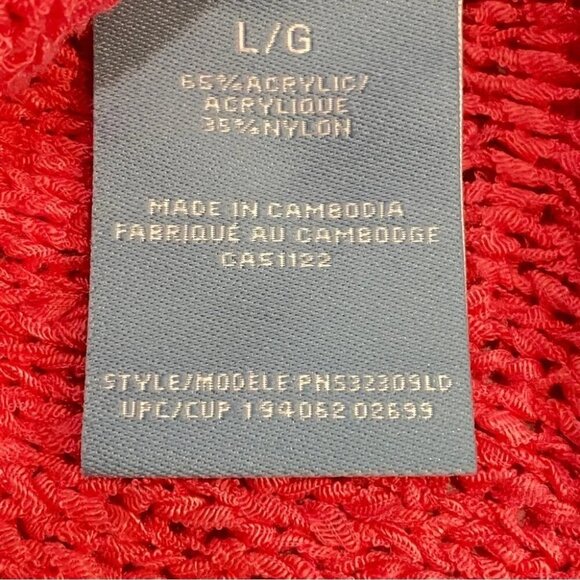 Penmans Long Sleeve Waffle Knit Sweater Pink Size L - Picture 6 of 15